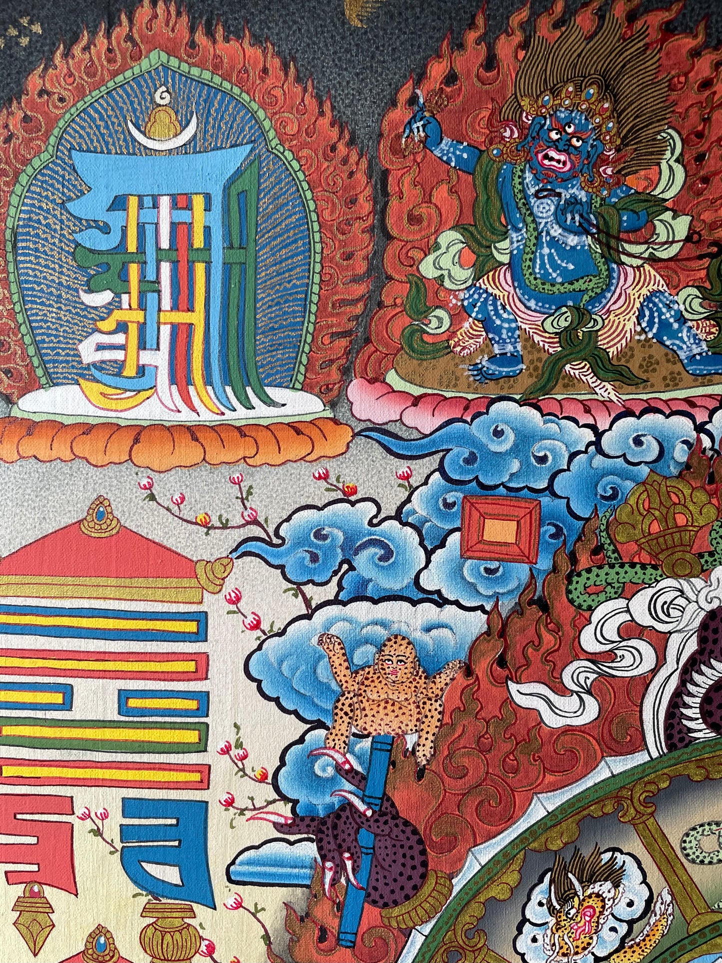 Tibetan Calendar Thangka