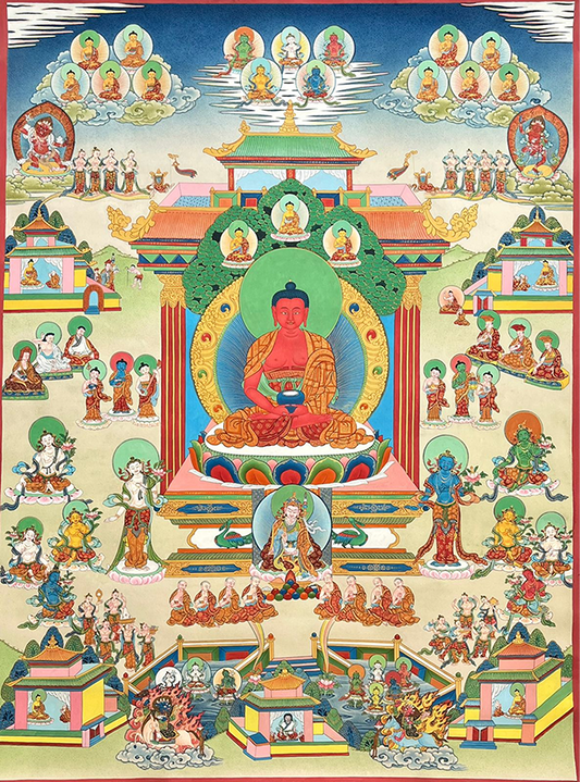 Amitabha Buddha – Pure Land Thangka